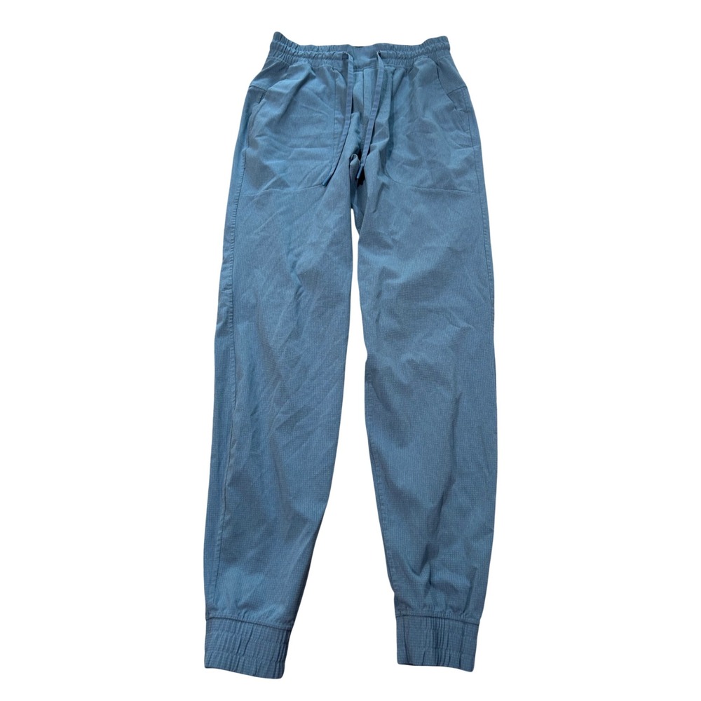Lululemon  Jogger Blue Grey Ripstop‎ Athletic Pants Mens XS Workout Gym